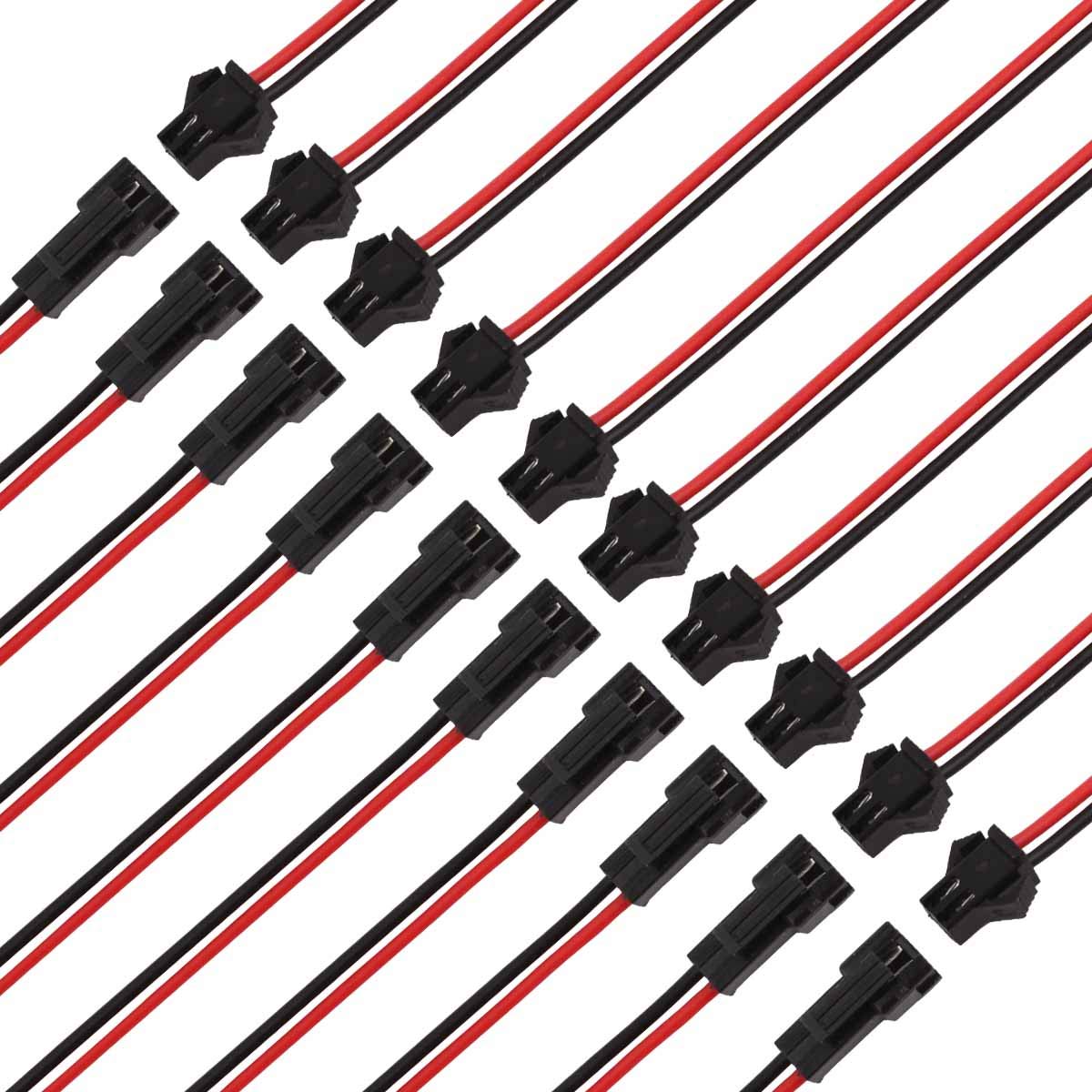 Amazon.com: ACTOO 2 Pin JST Connector LED Power Male to